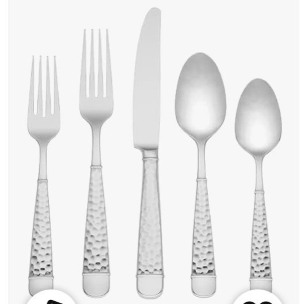 New Lenox Eastwood 65 Piece Flatware Set 18/10 Stainless Steel Service for 12